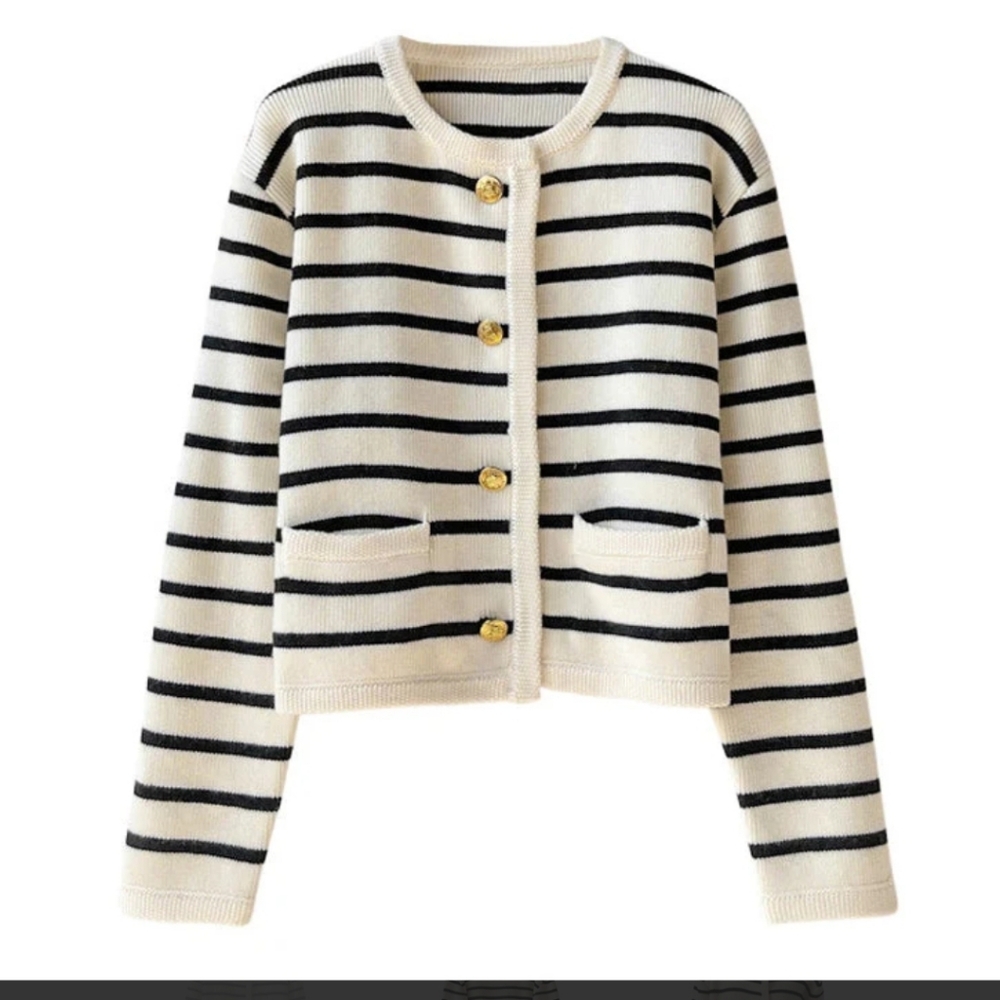 Striped Cardigan - Picture 2 of 4
